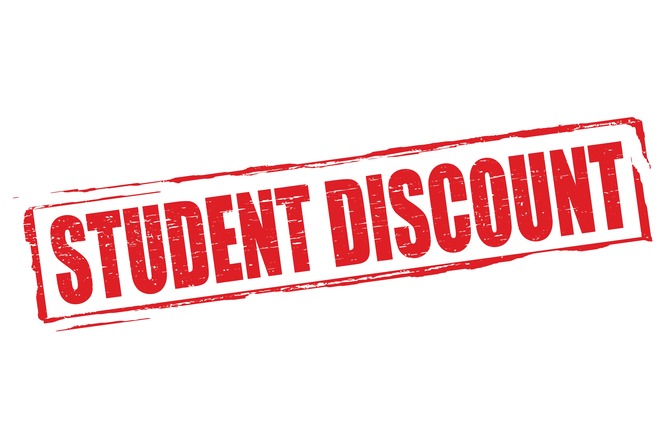 Student Discount Header